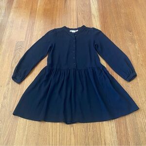Bonpoint Collection Classic Bettina Navy Girls Dress